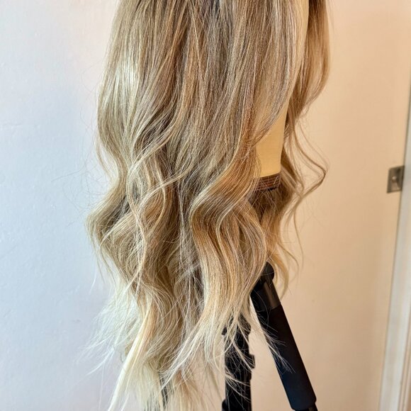 NWT (with modifications) Chelsey Smith Crowns Pauleen Carmel Latte Wig - Picture 6 of 13